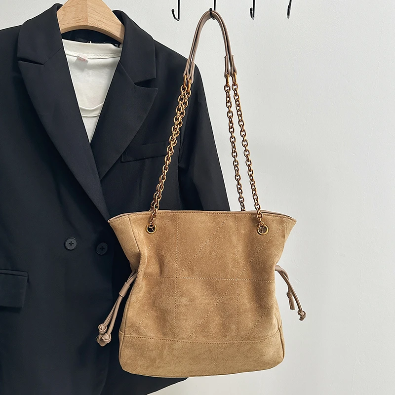 2025 Borse a tracolla versatili retrò di nuova moda Advanced Sense Borsa da donna sotto le ascelle di grande capacità per pendolari Borsa tote casual - immagine 3