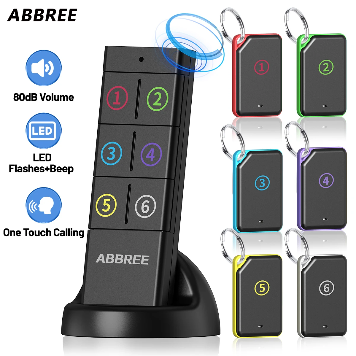 ABBREE KF-106 Wireless Key Finder RF Key Locator Pet Tracker thumbnail 2