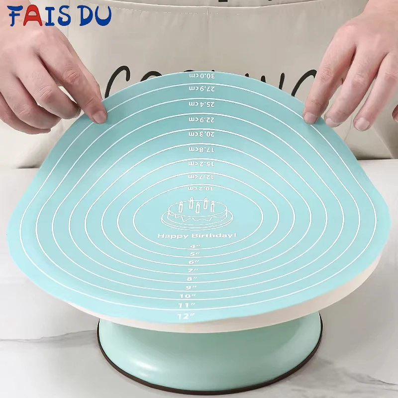 Round Silicone Baking Mat 1
