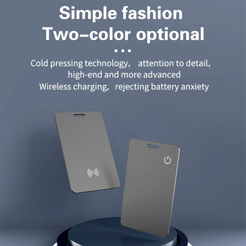 Anti-Lost Card Wireless Charging Location Tracker Card For Apple Find My Realtime Tracking Phone anti lost tracker anti lose tracker item locator anti lost locator