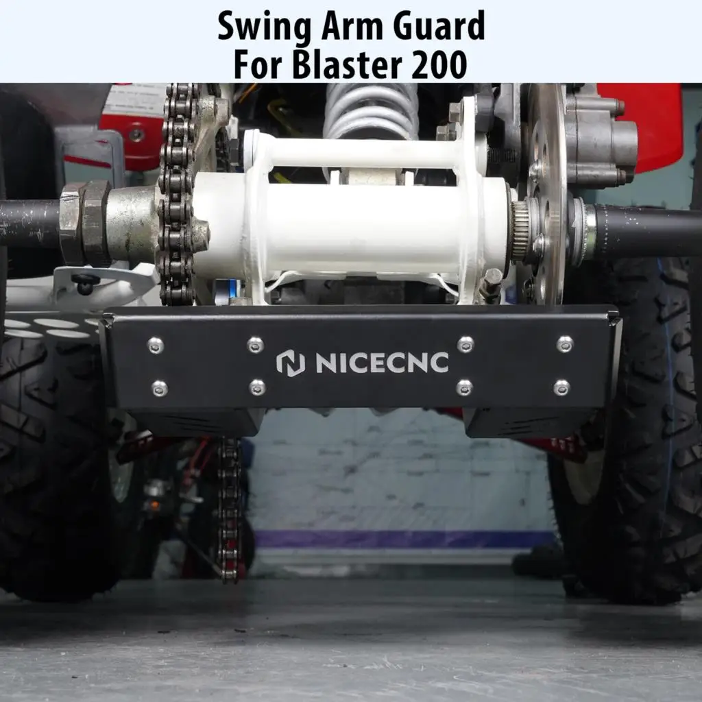 NICECNC Swing Arm Protector Guard For Yamaha Blaster 200 YFS200 YFS200SE 1988-2006 ATV Aluminum Accessories Black