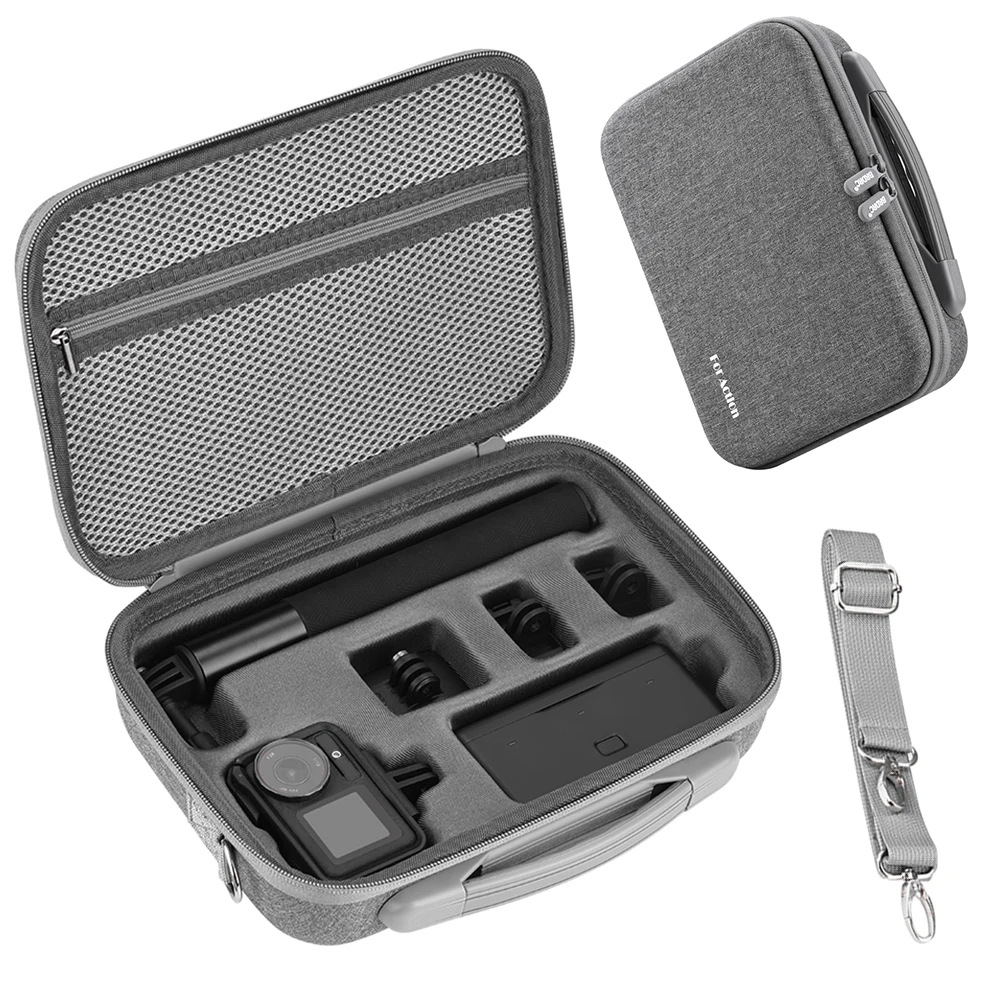 Carrying Case for DJI Osmo Action 5 Pro with Shoulder Strap Hard Shell Bag for DJI Osmo Action 5 Pro Camera Accessories