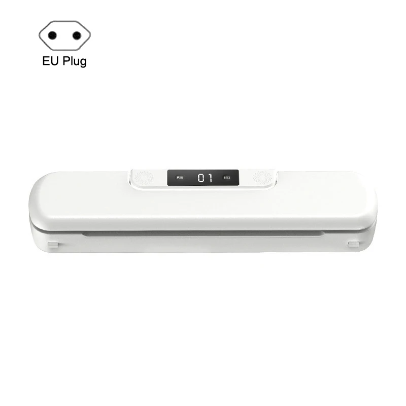 Vacuum Sealer MachineCompact Food Saver with Vacuum Sealer Bags Dry Moist Fresh Modes Air Sealing for Kitchen Food Storage White 6