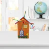 Wooden Windmill Piggy Bank 2 Pcs Kids Banks Toy Paintable Craft Projects Storage Change Box Saving Containers 4