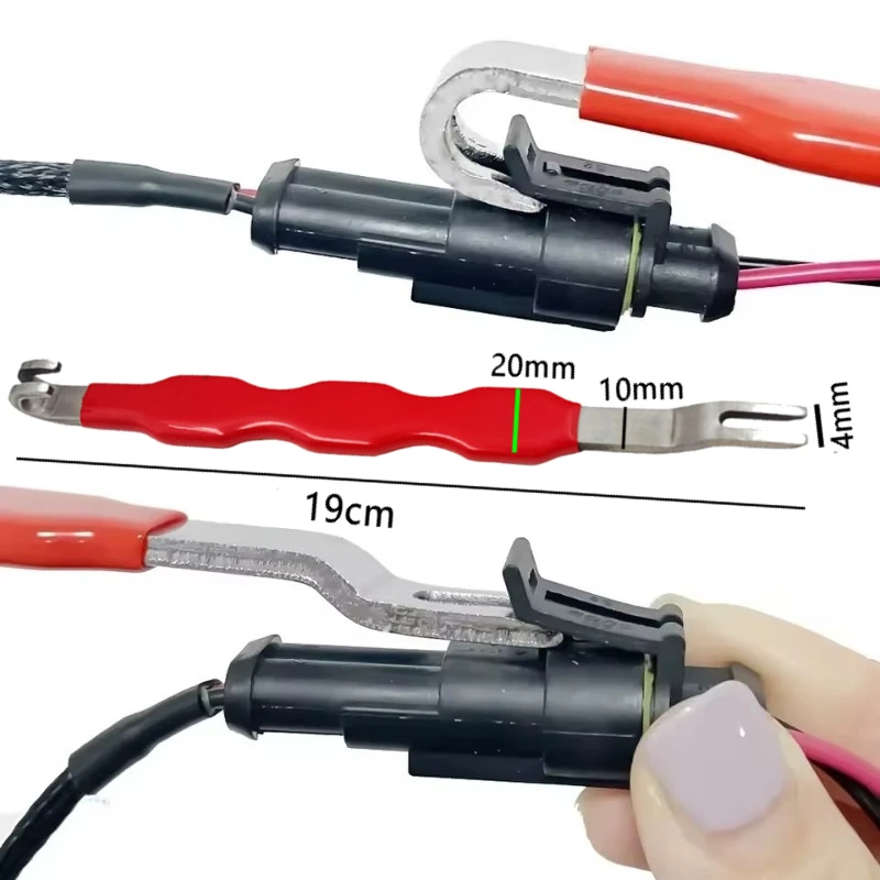 Automotive Electrical Terminal Connector Separator Removal Tool Universal Remover Puller Car Repair and Maintenance 1/2Pc