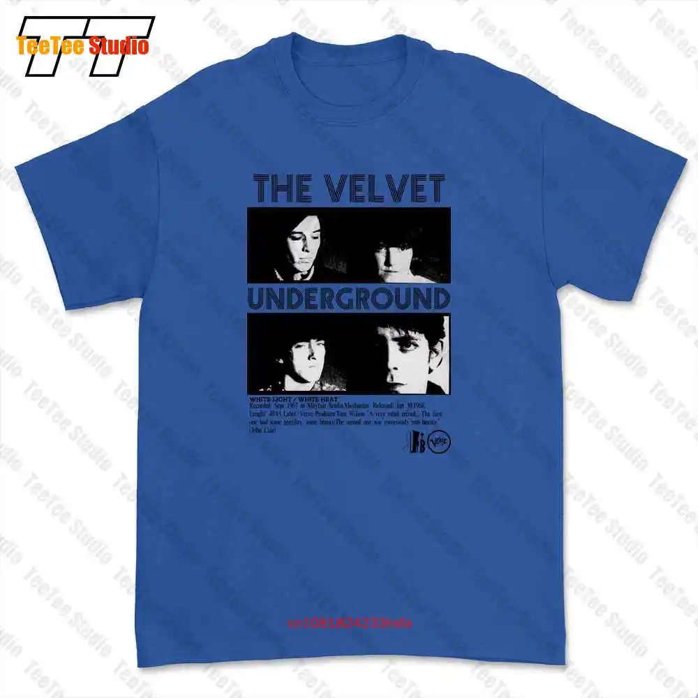 The Velvet Underground Donna Girocollo T-Shirt Grigio Maniche Corte Dimensioni S Women's Grey Small Size S