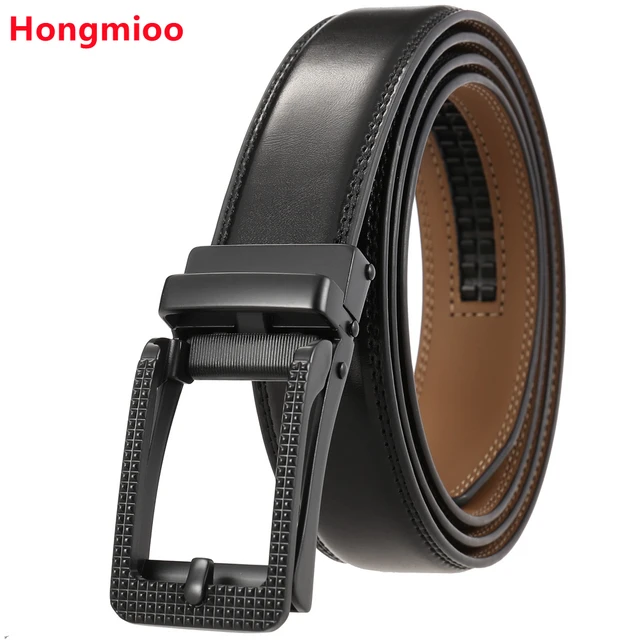 Designer Buckle Men Belts Genuine Leather Fashion Luxury Gift Formal Ceinture  Homme Business Cowboy Waistband Trouser Ratchet - AliExpress