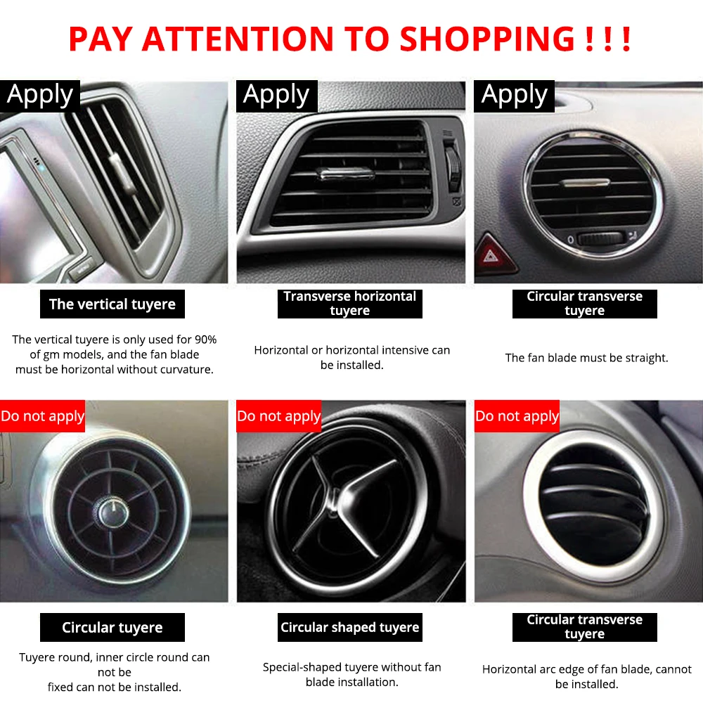 10 Stück Universal Auto Klimaanlage Steckdose dekorative U-Form Innen  leiste Zierleisten Dekor Styling Zubehör dekorieren - AliExpress