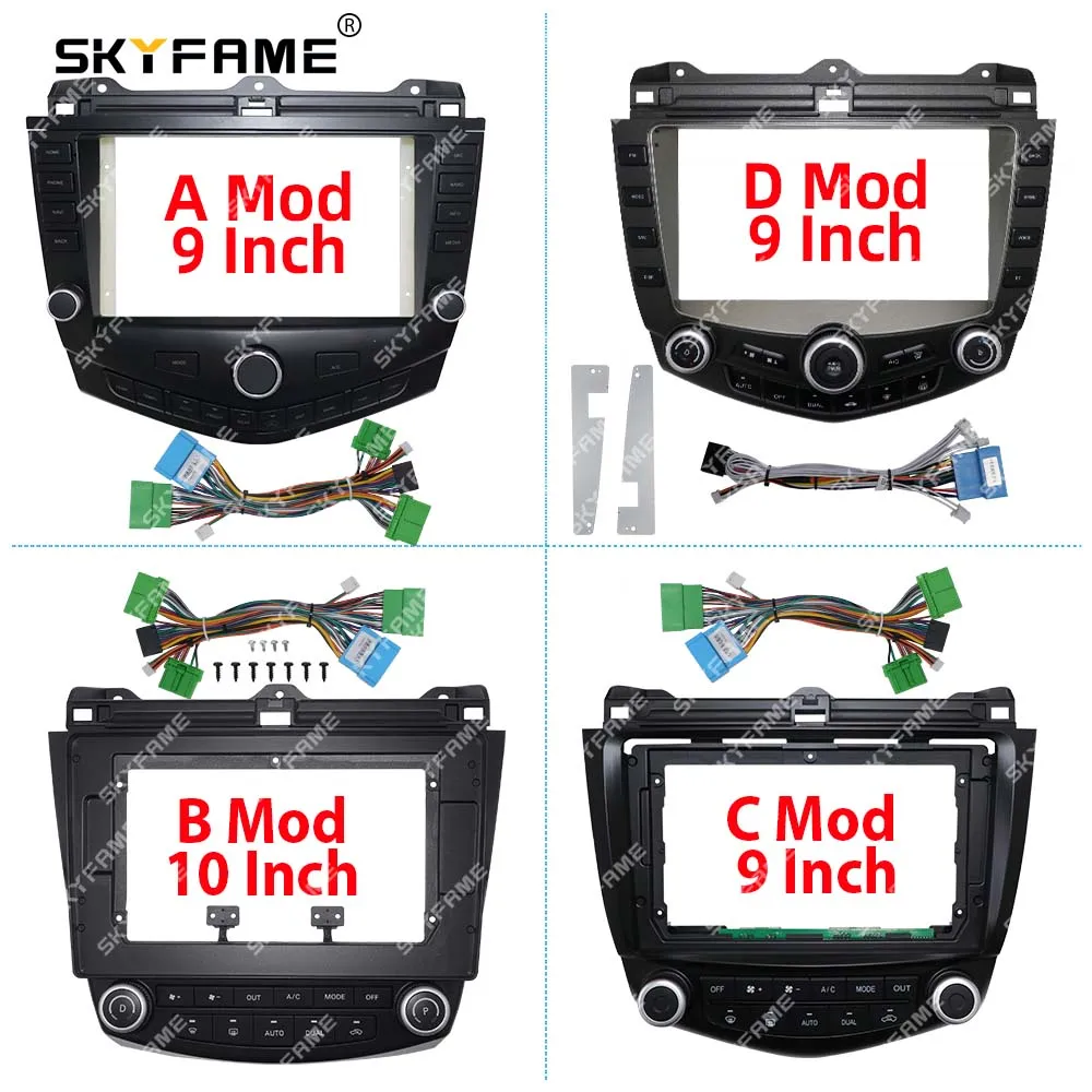 Skyfame Car Frame Adapter Kits Fascia Panel For Honda Accord 7th 2003-2007 Android Radio Audio Dash - Fascias - AliExpress
