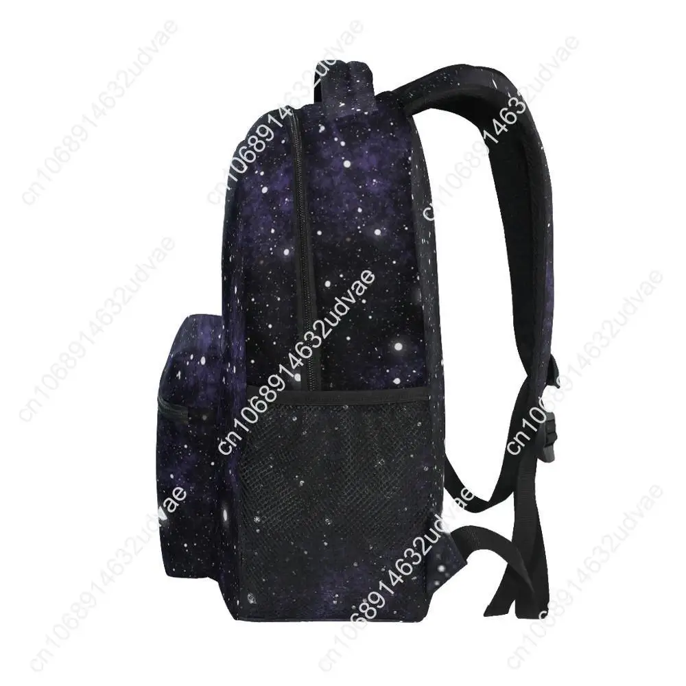 2022 NEW Black Backpack Sky Stars Printing Women Big Capacity Travel Bag Student School Bag Laptop Backpack For Men Gift