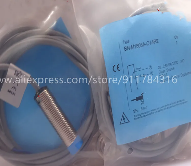 

3pcs New High quality Contrinex Proximity switch BN-M1808A-C14P2