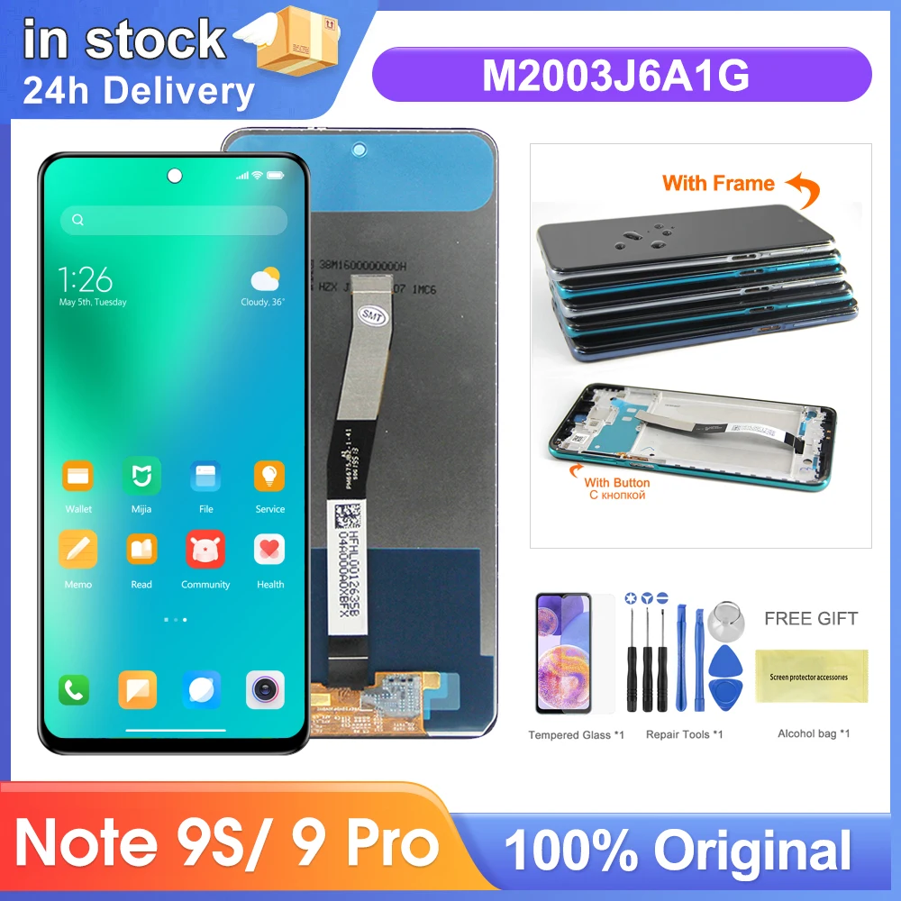 Ersatz-Display Für Xiaomi Redmi Note 10 Pro – LCD Mit Touch, Inkl. Rahmen Und Reparaturwerkzeug