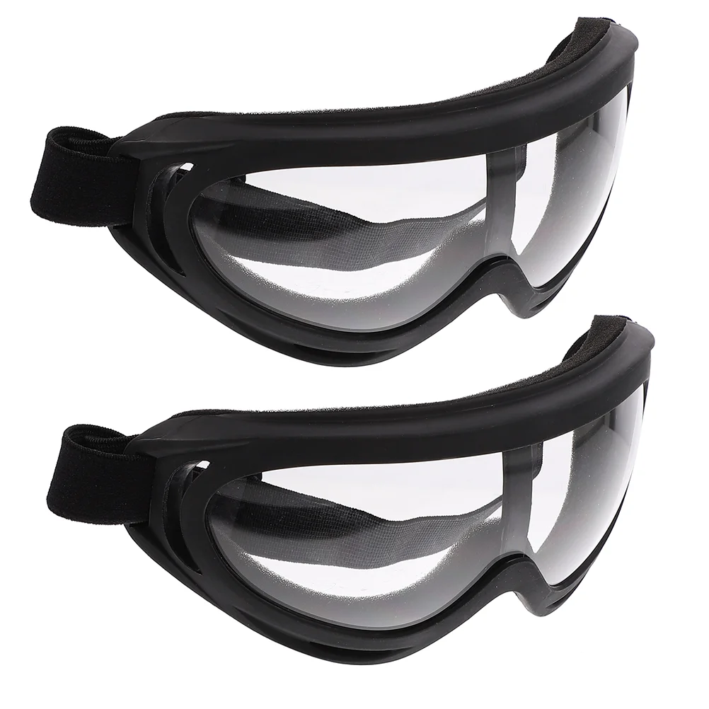 

2 Pcs Goggles Dustproof Glasses Protective Motorcycle Windproof Tpu