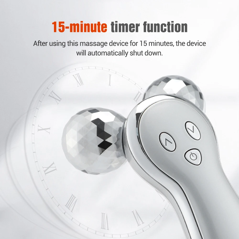 Micro-current Stimulation Roller Massage Instrument Multifunctional Electric Face-lifting Vibration Firming V Face Resist Aging