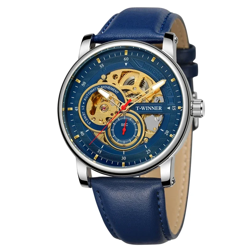 

Multifunctional Mechanical Automation Men watches Stainless steel Waterproof Moon Phase Watch Sapphire mirror Wristwatch