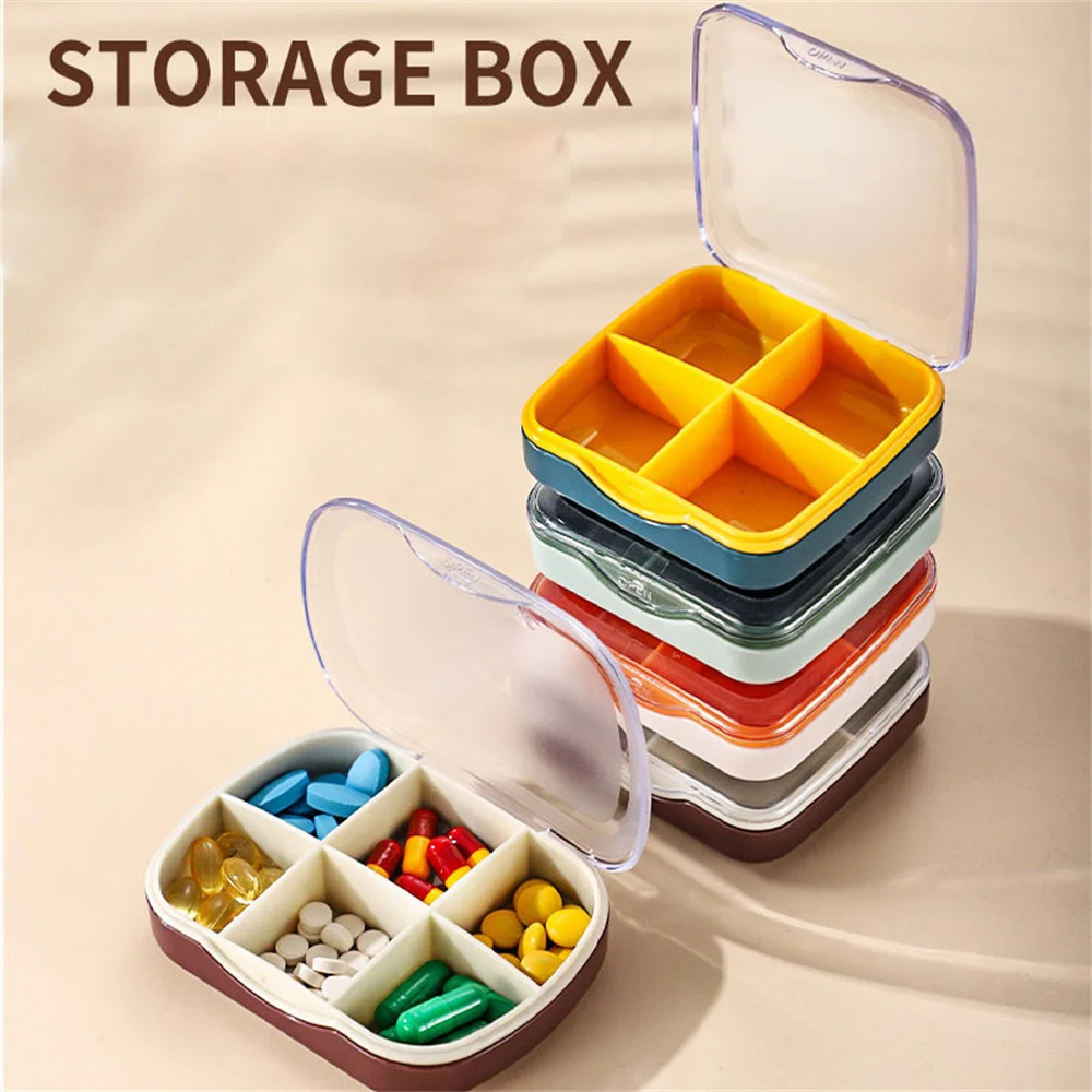 

Travel Pill Organizer Moisture Proof Pills Box for Pocket Purse Daily Pill Case Portable Medicine Vitamin Holder Container