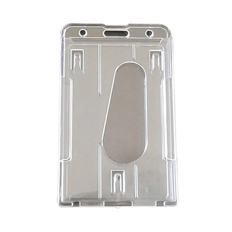 Multi-use Hard Acrylic Plastic Work Card Holders Protector Cover Bus Cards ID Cards Waterproof Anti Dust Transparent Case Wallet Card Holder Card Holder Credit Card Holder Card Wallet Id Card Holder Id Card Case Wallet Card Bag Business Card Holder Card Sleeve Card Sleeves