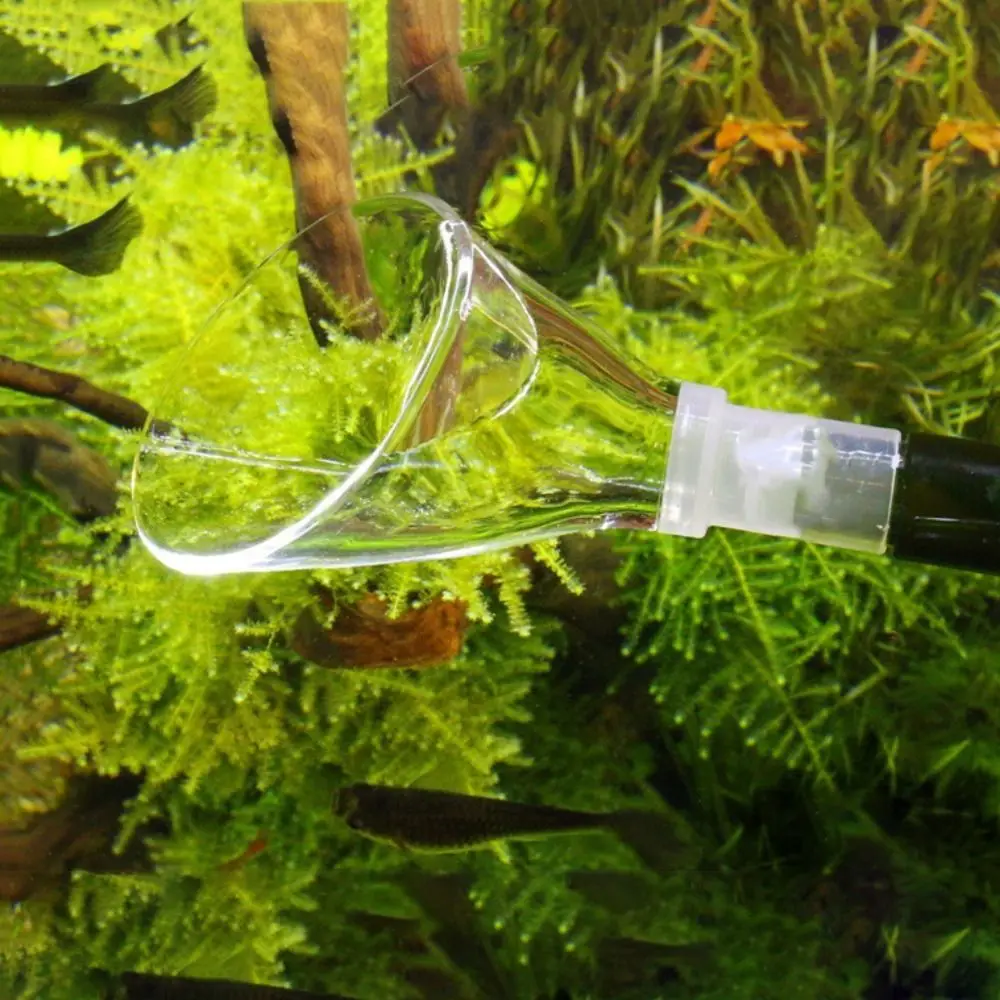 12/16/22mm Water Plant Pipe Outlet Transparent Detachable Fish Tank Pipe Horn Outlet Acrylic Filter Water Fish Tank aquarium tubing connectors