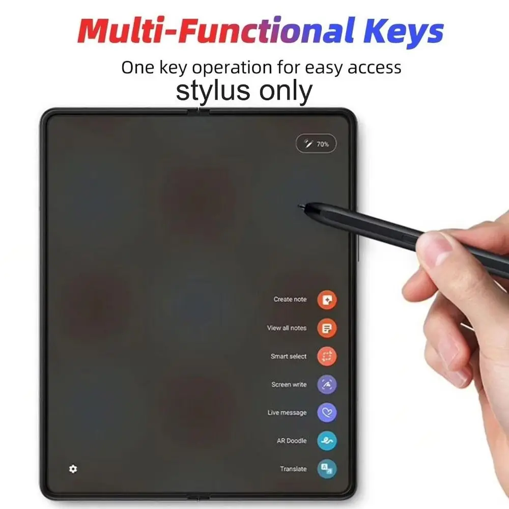 Fold Edition Portable Electromagnetic Stylus Pen Without Bluetooth