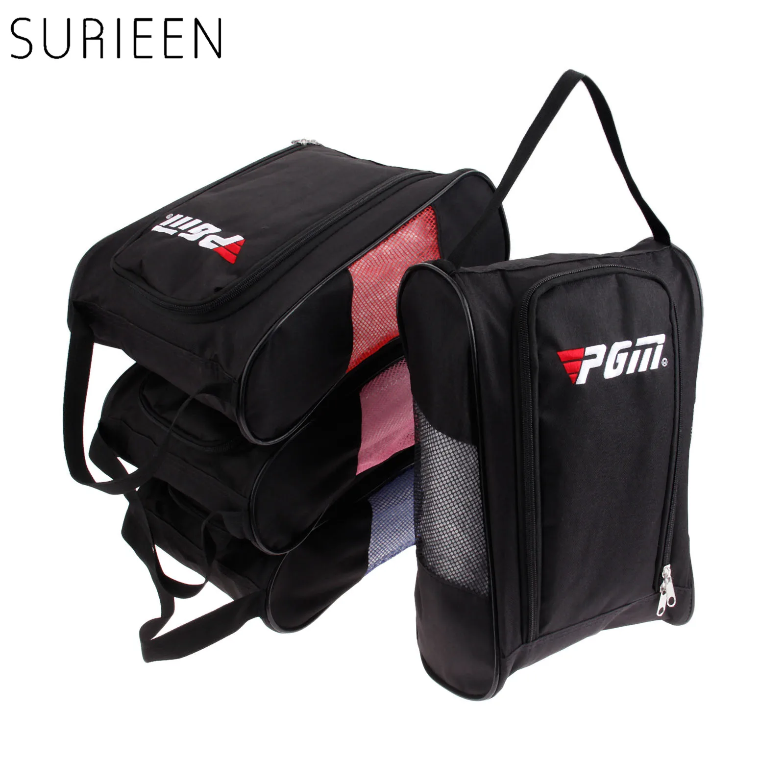 

Спортивная обувь для гольфа SURIEEN, большая сумка, воздухопроницаемая, женская, высококачественная, легкая, практичная дорожная сумка, сумка для обуви, водонепроницаемая, Пылезащитная, Мужская