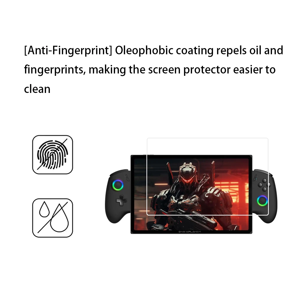 Zshion Screen Protector Compatible with Onexplayer X1/X1 Pro,9H Hardness Tempered Glass Protective Film,Scratch Resistant 3
