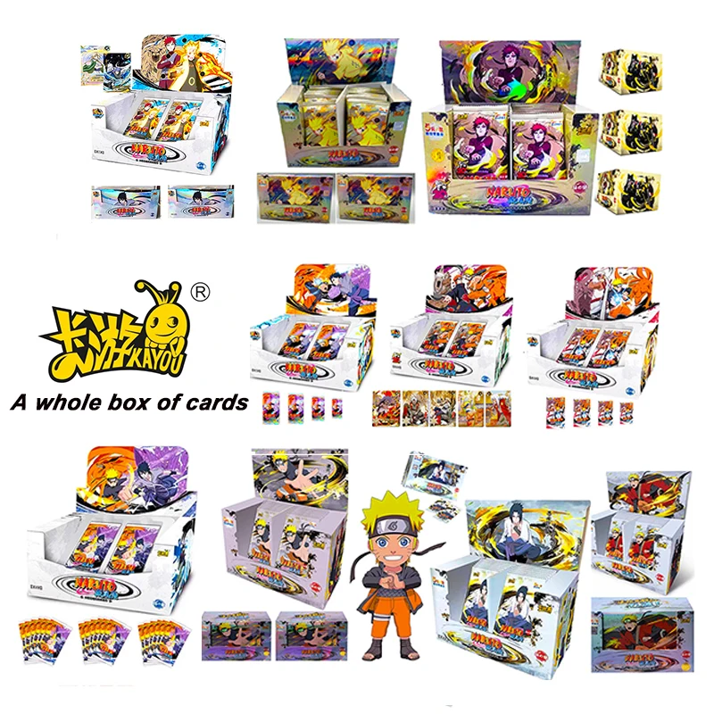 

Free shipping NARUTO Sealed box Uchiha Itachi Gaara Anime characters Collection flash card Christmas gift Children's cartoon toy