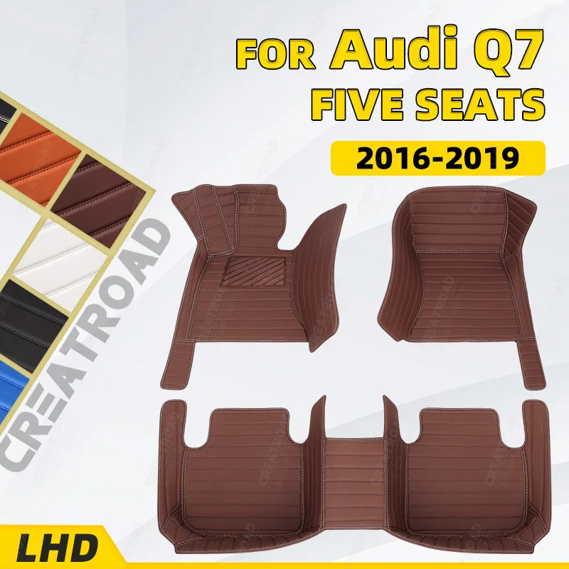 Custom Car Floor Mats For Audi Q7(Five Seats) 2016 2017 2018 2019 Auto