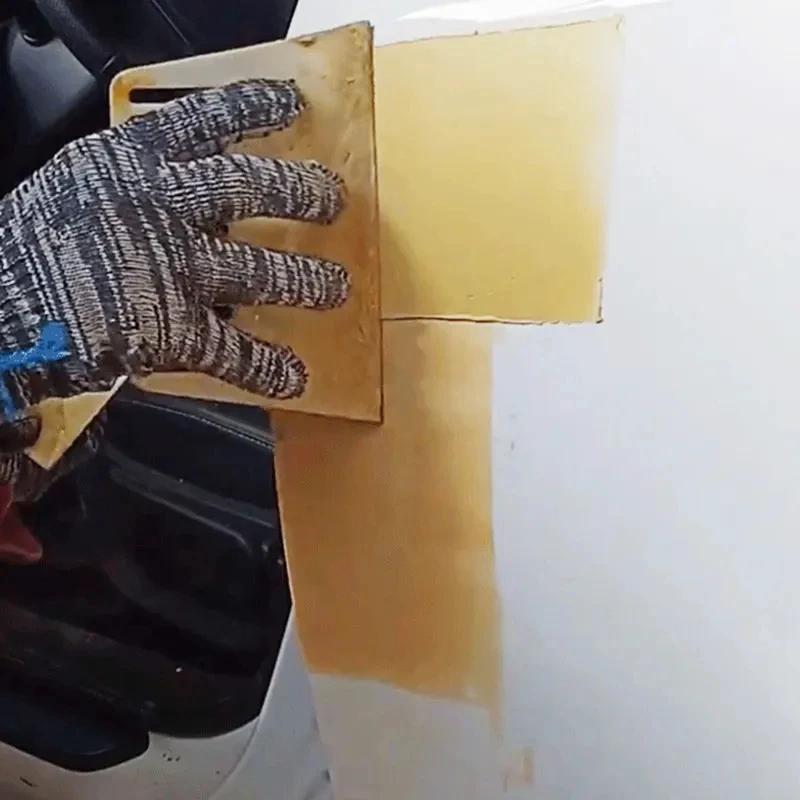 ATPRO Plastic Car Putty Spreaders Auto Body Scraper Filler Applicator Repair Paint Putty Stick Fiberglass Resin Tool