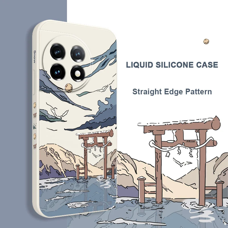 Snowy Gate Liquid Silicone Phone Case