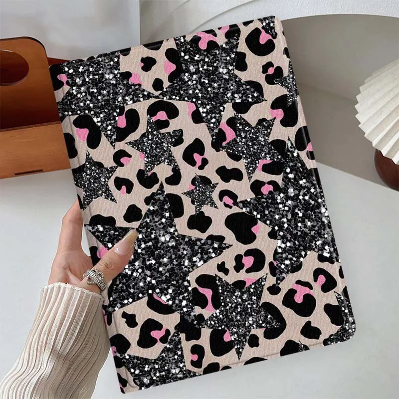 Cartoon Leopard Star Soft Tablet Case - Stylish and Protective Cover