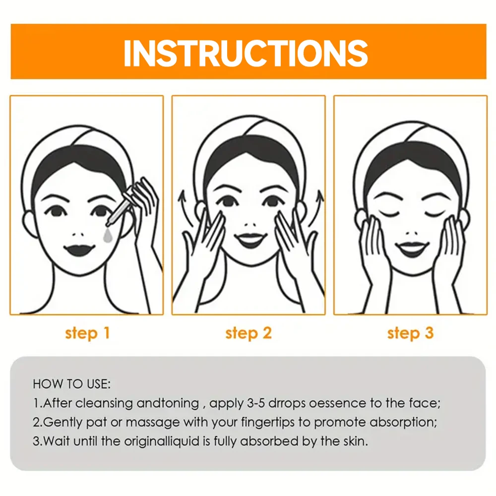 RDQCTQ 4 في 1 مصل العناية ببشرة الوجه حمض الهيالور...