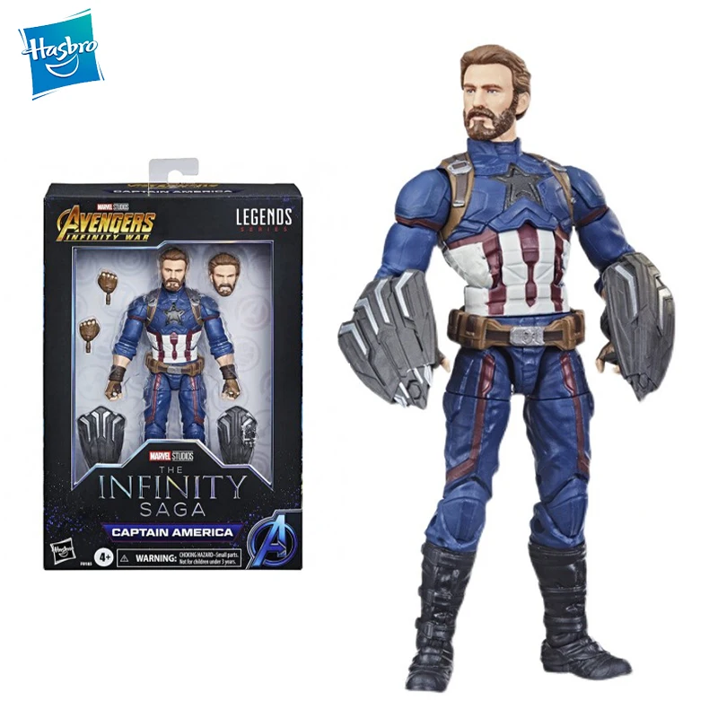 

Hasbro Marvel Legends Series Avengers Infinity War 1/12 Captain America Action Figure Toy for Birthday Gift F0185