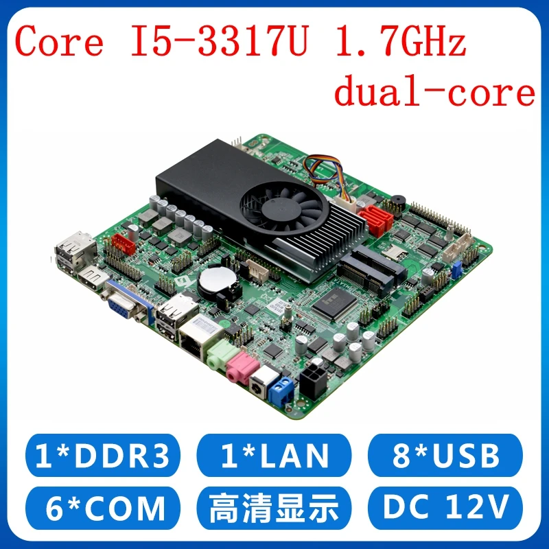 

Intel Core i5 Celeron 1037U mini itx motherboard Latest Product with VGA HDMI 6 COM LAN,Support XP W7 W8 W10