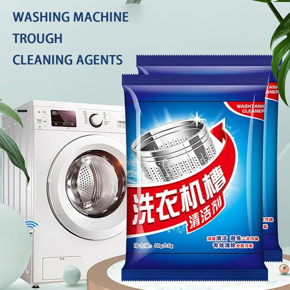 Washing Machine Cleaning Powder Washing Machine Tank Cleaning Agent Effective Deodorant Tablet Laundry Detergent 50g washing machine tablets washing machine cleaner tablets detergent tablets
