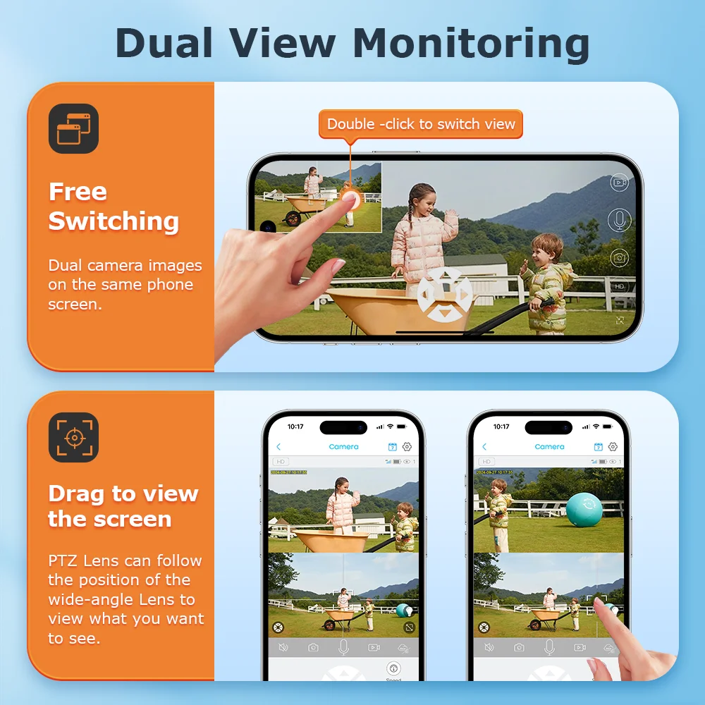 SHIWOJIA 15X ZOOM 4G SIM 12MP Three Lens WIFI Solar Powered PTZ Security Camera PIR Monitor CCTV Video Night Vision