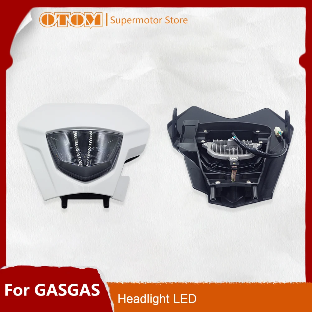 

OTOM мотоцикл 2022 DC 12V 30W светодиодная фара обтекатель Supermoto для GASGAS EC250 EC250F EC300 EC350F мотокросс