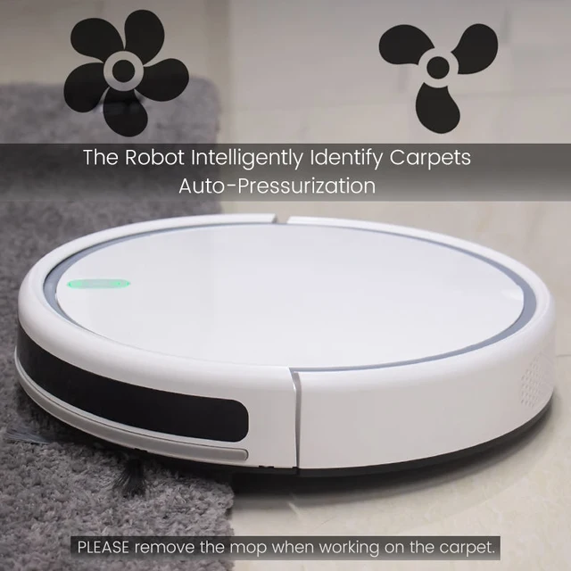 Robot Vacuum Cleaner Auto Reharge APP And Voice Control Sweep and Wet Mopping Floors With Timing Electric Control Water Tank 4