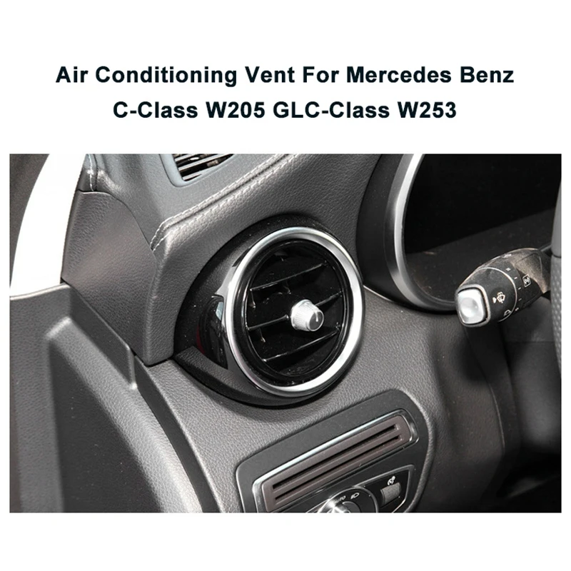 Air Conditioner Instrument Panel for Benz C Class W205 GLC W253 15-21 Middle Outlet Tuyere A/C Air Vent Folding Fittings