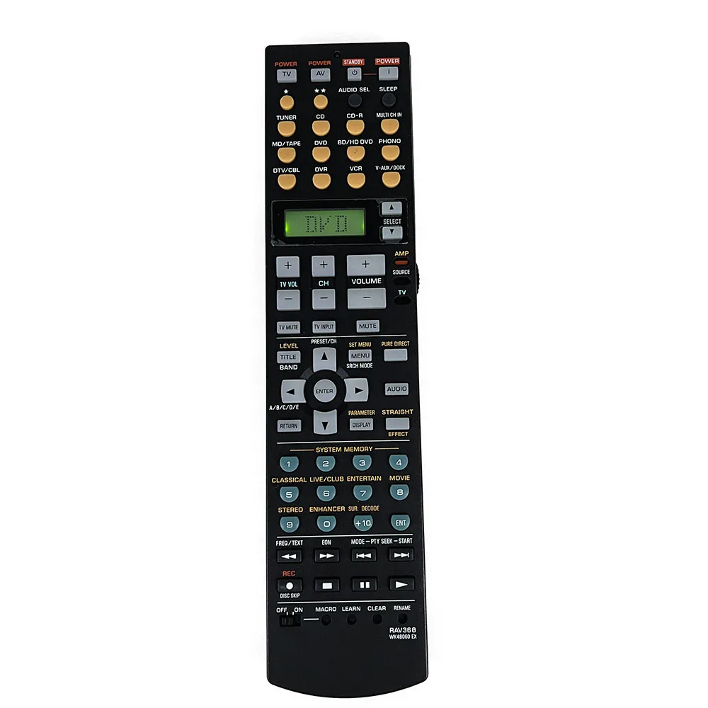 Nuovo Originale Rav368 Wk48060 Ex Per Yamaha Tv Av Ricevitore Telecomando Dsp-Ax1800 Rx-V1800
