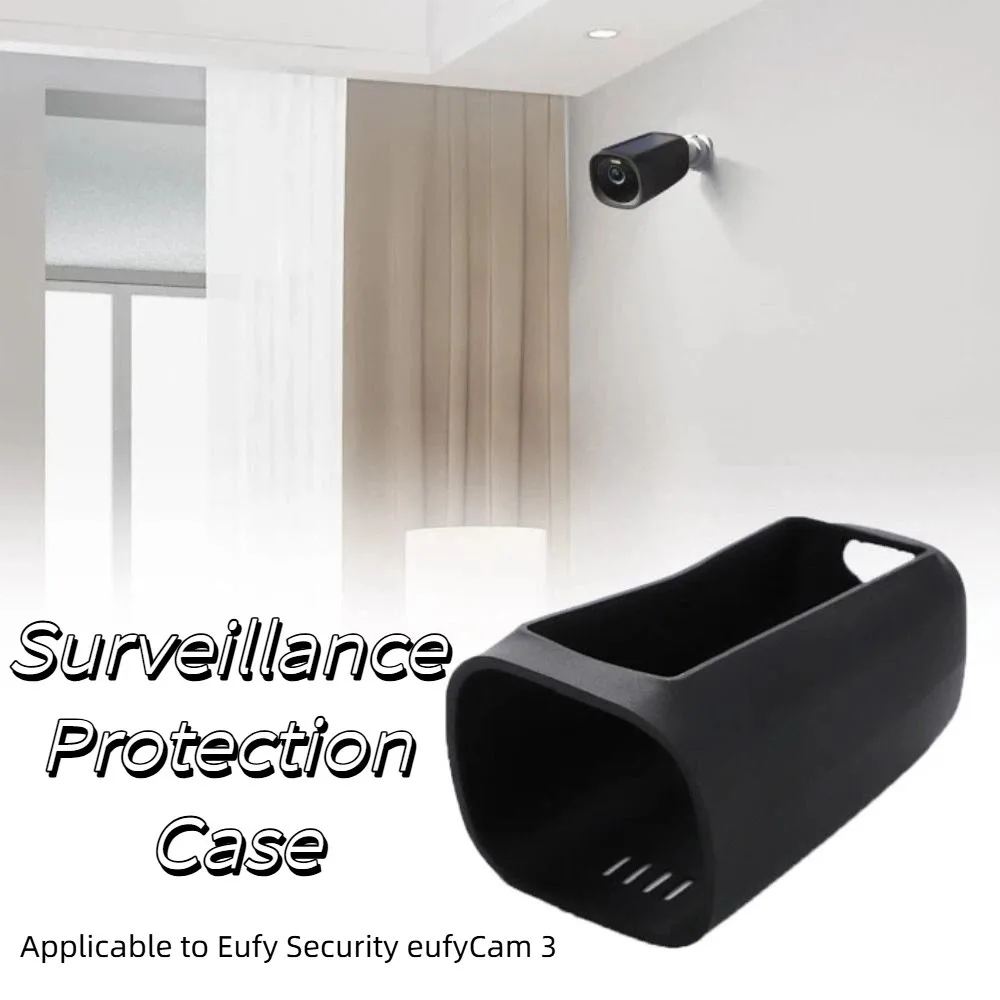방수 실리콘 케이스 부드럽고 내구성이 뛰어난 보호 커버 Eufy Security S330용 긁힘 방지 보호용 경량
