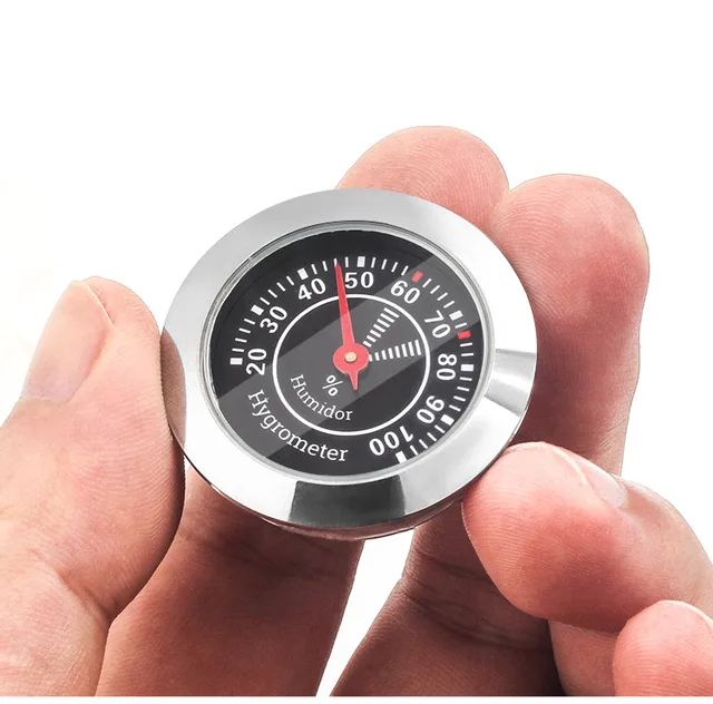 Dial Hygrometer Analog Hygrometer Mechanical 38mm Round Hygrometer Humidity  Gauge Accurate Moisture Meter Gauge