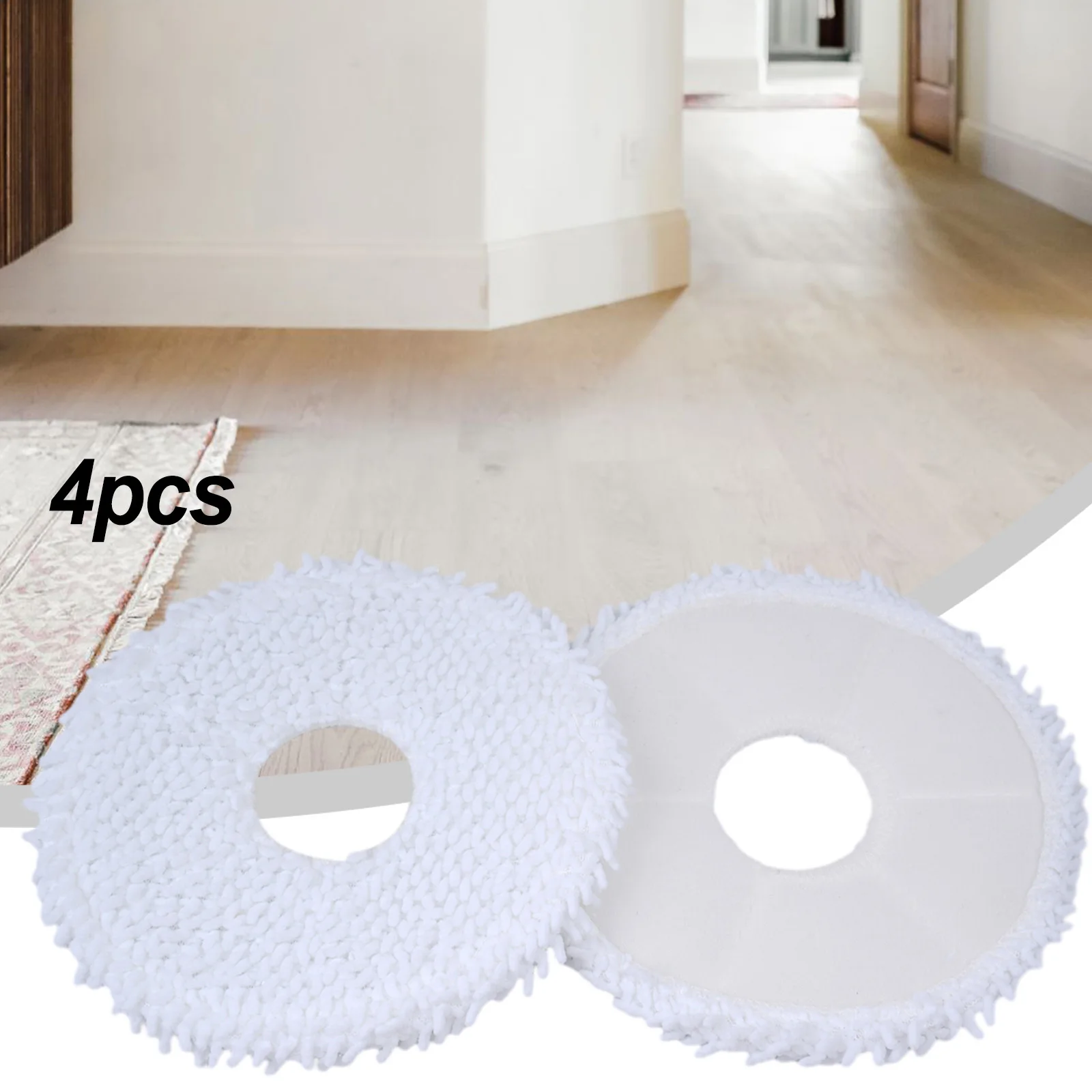 

4 Pack Mopping Pads For Xiaomi For Mijia Omni 1s X10 + For Xiaomi S10 + Mi Vacuum Cleaner Microfiber Cleaner Pads Mop Cloths