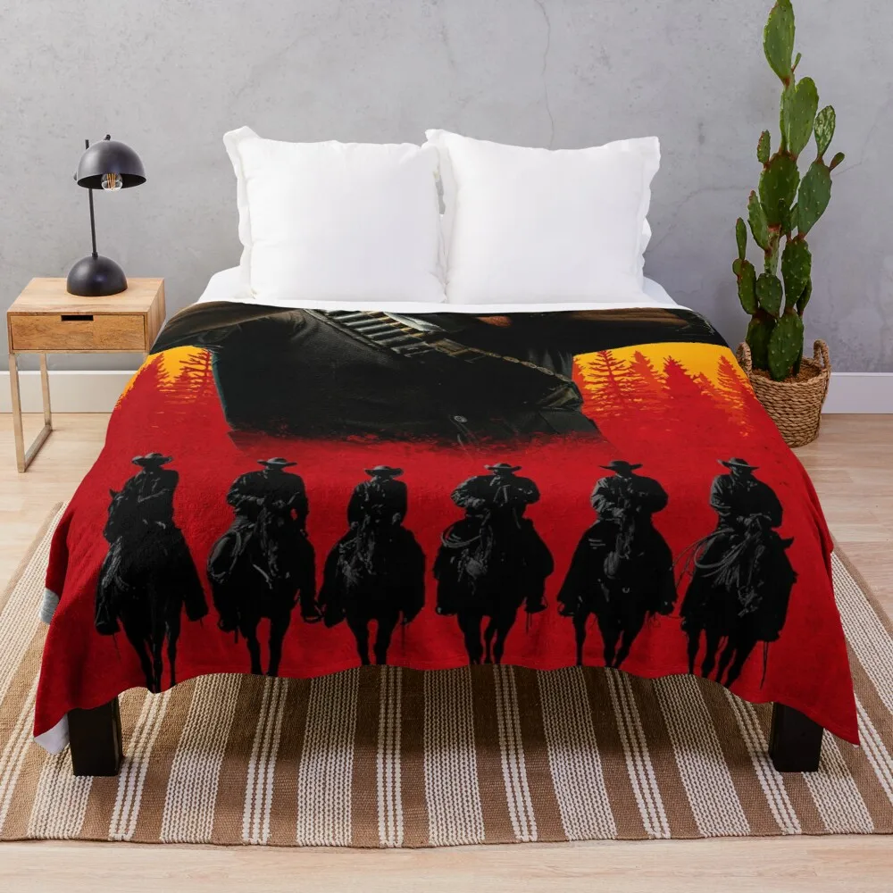 

Red Dead Redemption Rework Throw Blanket Thin Blankets Decorative Blanket
