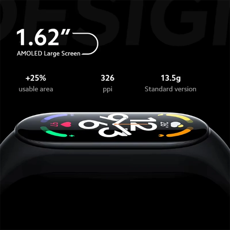Xiaomi Mi Band 7 CN version Smart Bracelet kit 1.62" AMOLED Display Blood Oxygen Fitness Traker Heart Rate Waterproof smart bracelet kit