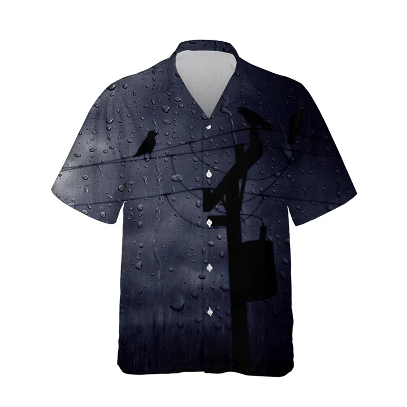 thumbnail image 1 of Camisetas con estampado de cuervos en 3D para hombre, camisetas de gran tamaño con gráfico de pájaro cuervo y animal, camisetas casuales de manga corta para hombre y mujer, 1 of 5