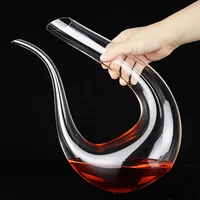 1500ML Big Decanter Handmade Crystal Red Wine Brandy Champagne Glasses Decanter Bottle Jug Pourer Aerator For Family Bar 5