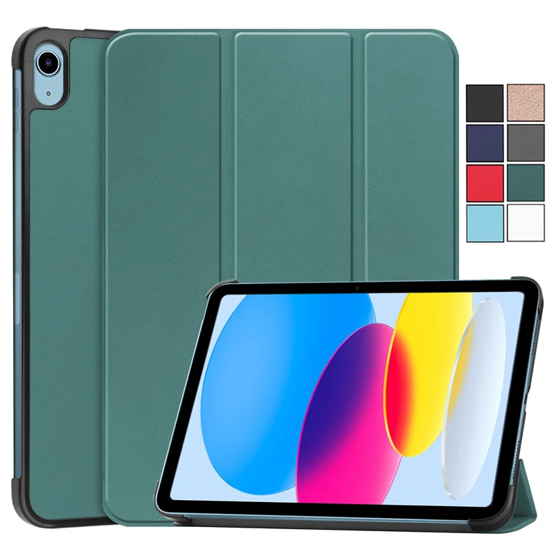 Case for apple ipad 10 9 2022 10th generation a2757 10 9 inch flip