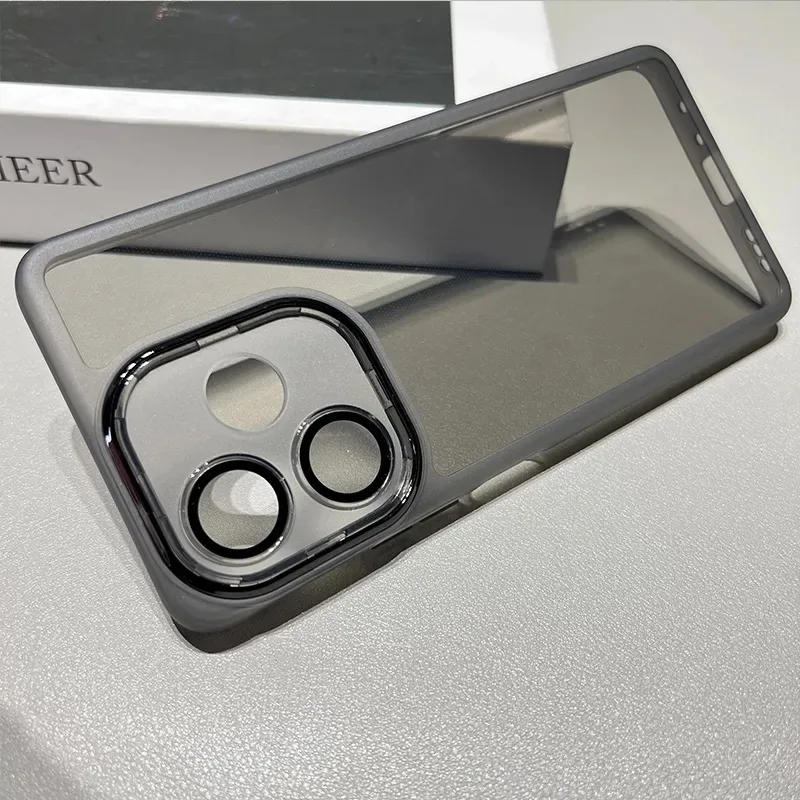 Luxury Soft Silicone Shockproof Back Cover with Lens Film - Energy Vitality Endurance Series