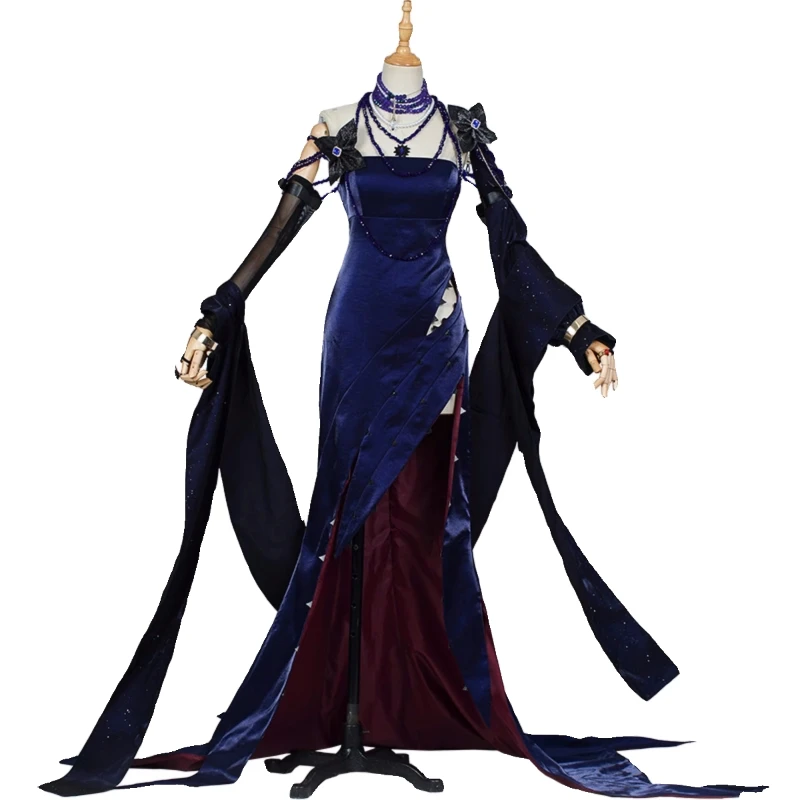 

Hot Game Path To Nowhere Doujin Cabernet Cosplay Clothes Women Gorgeous Evening Fishtail Dress Comic-con Party Suit Pre-sale