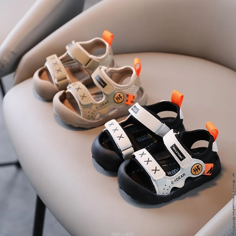 Summer Kids Sandals Baby Boys Shoes Girls Breathable Soft Sole Non-slip Rubber Boys Girls Sandals Toddler Children's Shoes